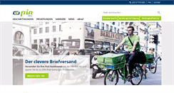 Desktop Screenshot of pin-ag.de